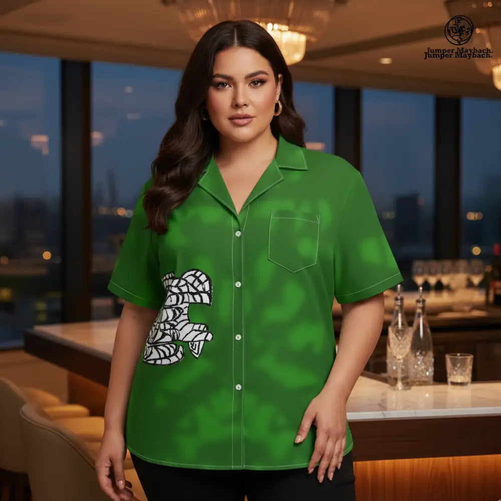 Noble Elephant PLUS SIZE Resort Shirt by Jumper Maybach® - Jumper Maybach Men's Clothing