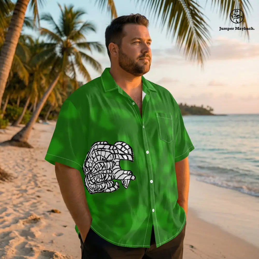 Noble Elephant PLUS SIZE Resort Shirt by Jumper Maybach® - Jumper Maybach Men's Clothing