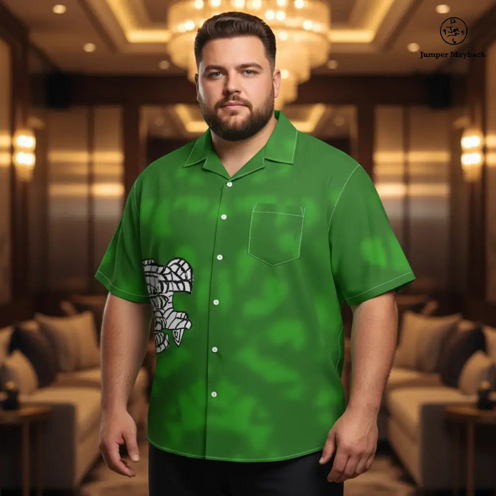 Noble Elephant PLUS SIZE Resort Shirt by Jumper Maybach® - Jumper Maybach Men's Clothing
