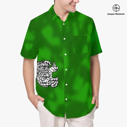 Unisex Noble Elephant Resort shirt by Jumper Maybach® featuring a stylish design, shown in a men's clothing product image.