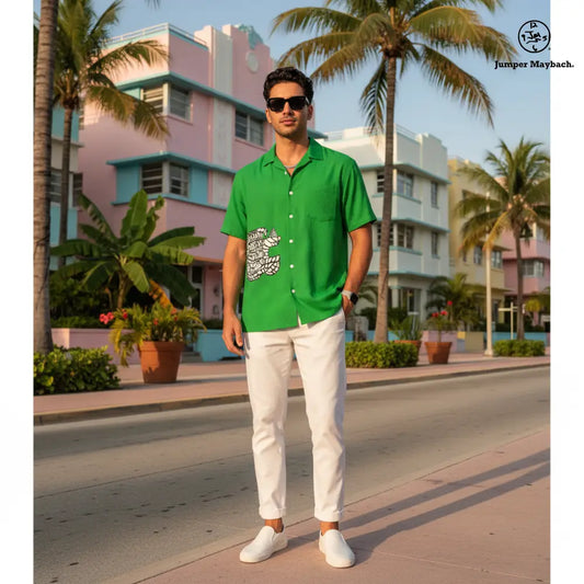 Noble Elephant Resort unisex shirt by Jumper Maybach® featuring a stylish elephant graphic on men's casual clothing.