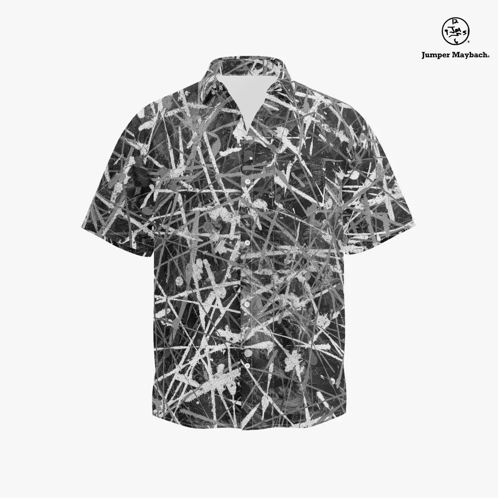 Nocturne Noir PLUS SIZE Resort UNISEX Shirt by Jumper Maybach® - Jumper Maybach Men's Clothing