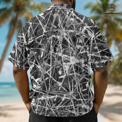 Nocturne Noir PLUS SIZE Resort UNISEX Shirt by Jumper Maybach® - Jumper Maybach Men's Clothing