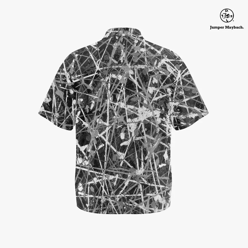 Nocturne Noir PLUS SIZE Resort UNISEX Shirt by Jumper Maybach® - Jumper Maybach Men's Clothing