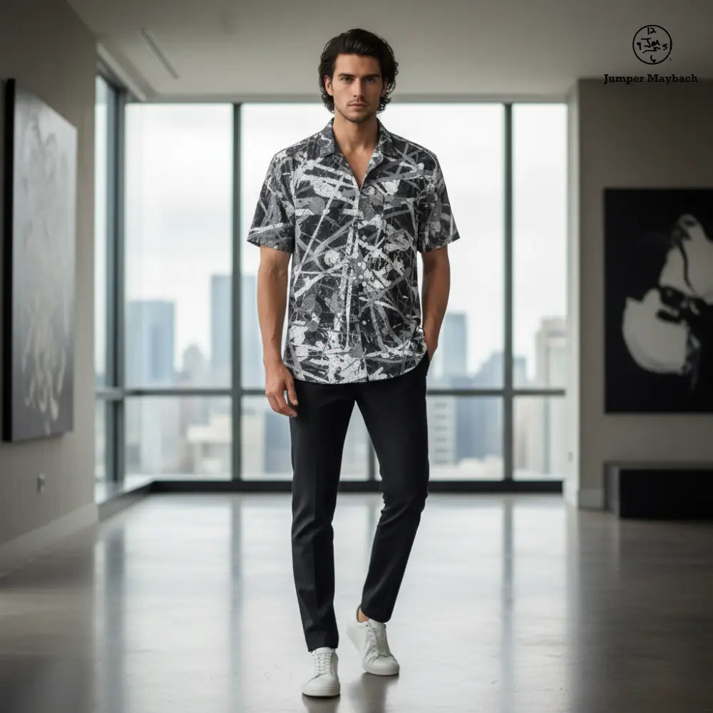 Nocturne Noir Resort Unisex Shirt by Jumper Maybach® - Jumper Maybach Men's Clothing