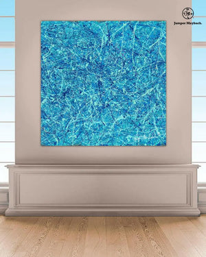 Ocean  (Embellished-Hand Signed by the Artist)