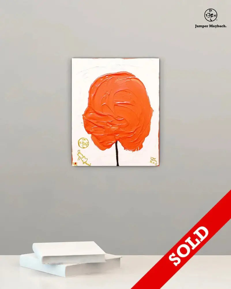 Orange Cotton Candy - Original Painting - SOLD - Jumper Maybach Artwork