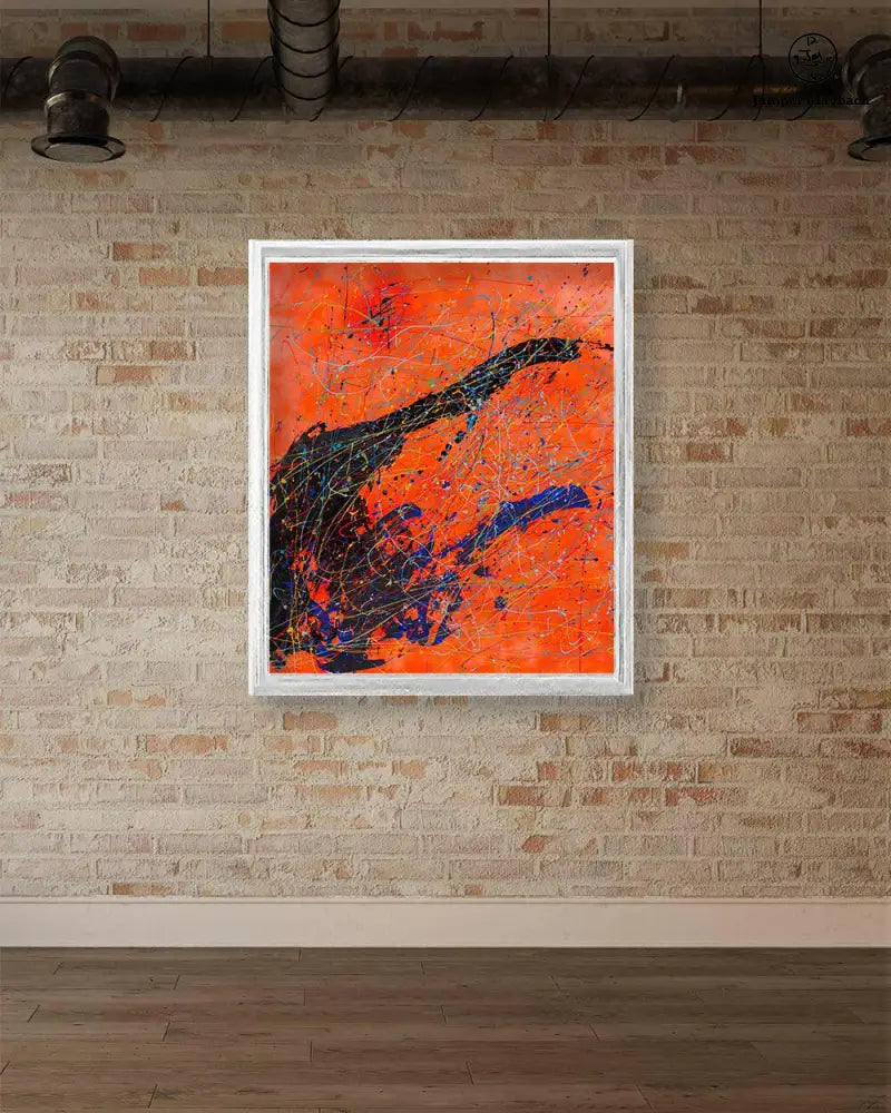 Orange Eclipse (Print on Paper) - Jumper Maybach Prints