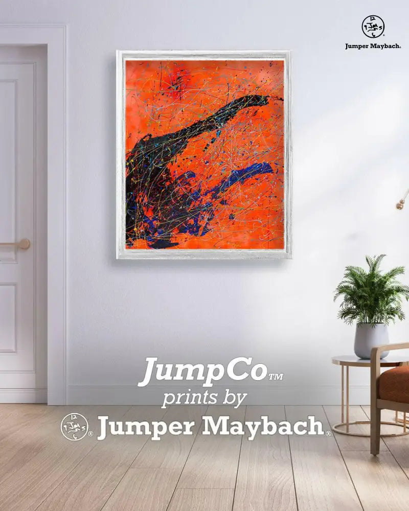 Orange Eclipse (Print on Paper) - Jumper Maybach Prints