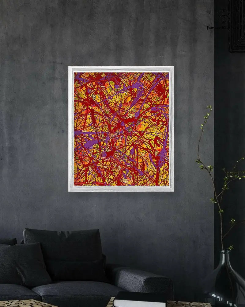 Orange Space (Print on Paper) - Jumper Maybach Prints