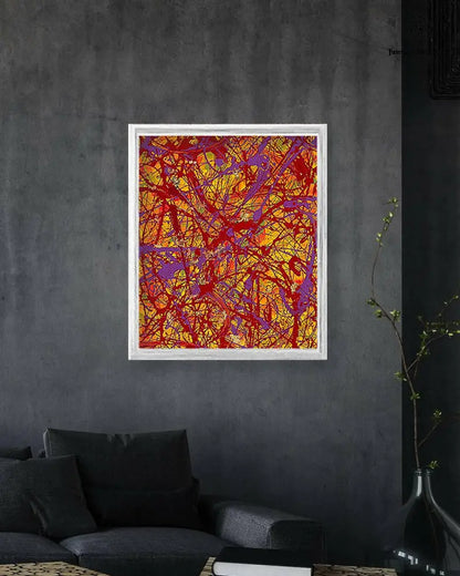 Orange Space (Print on Paper) - Jumper Maybach Prints