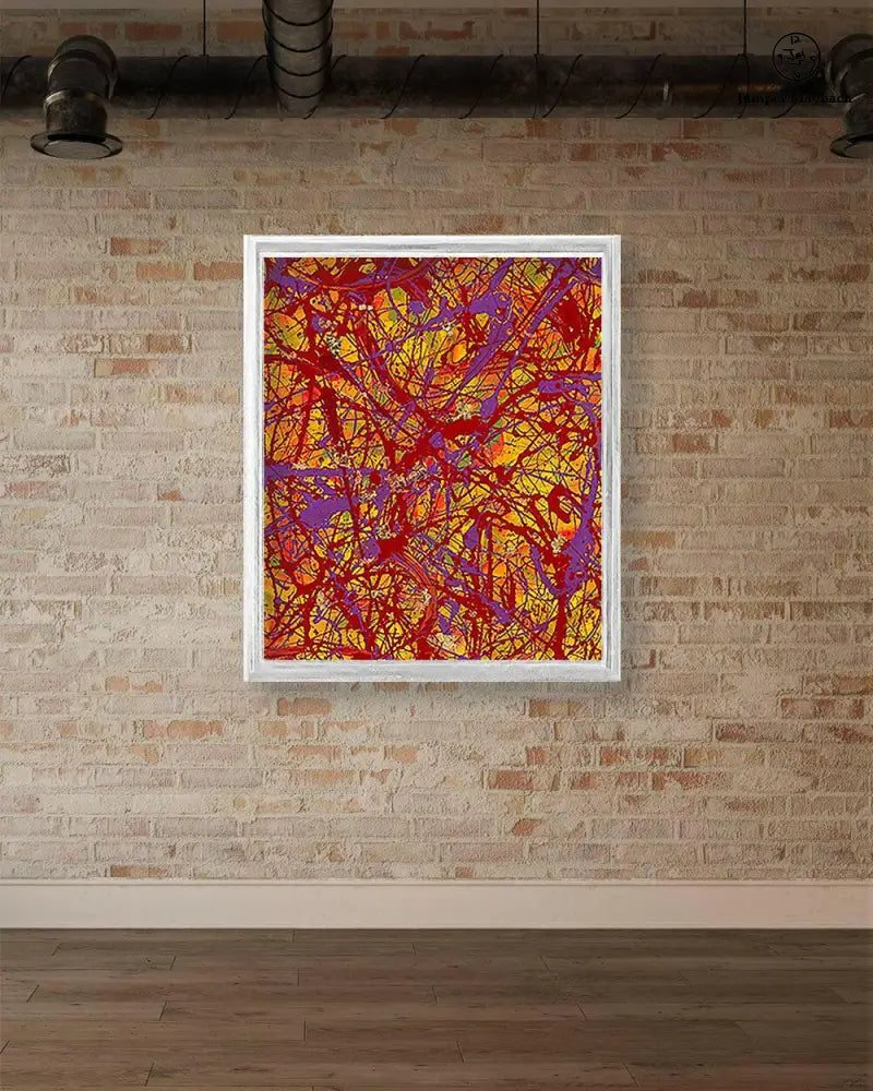Orange Space (Print on Paper) - Jumper Maybach Prints