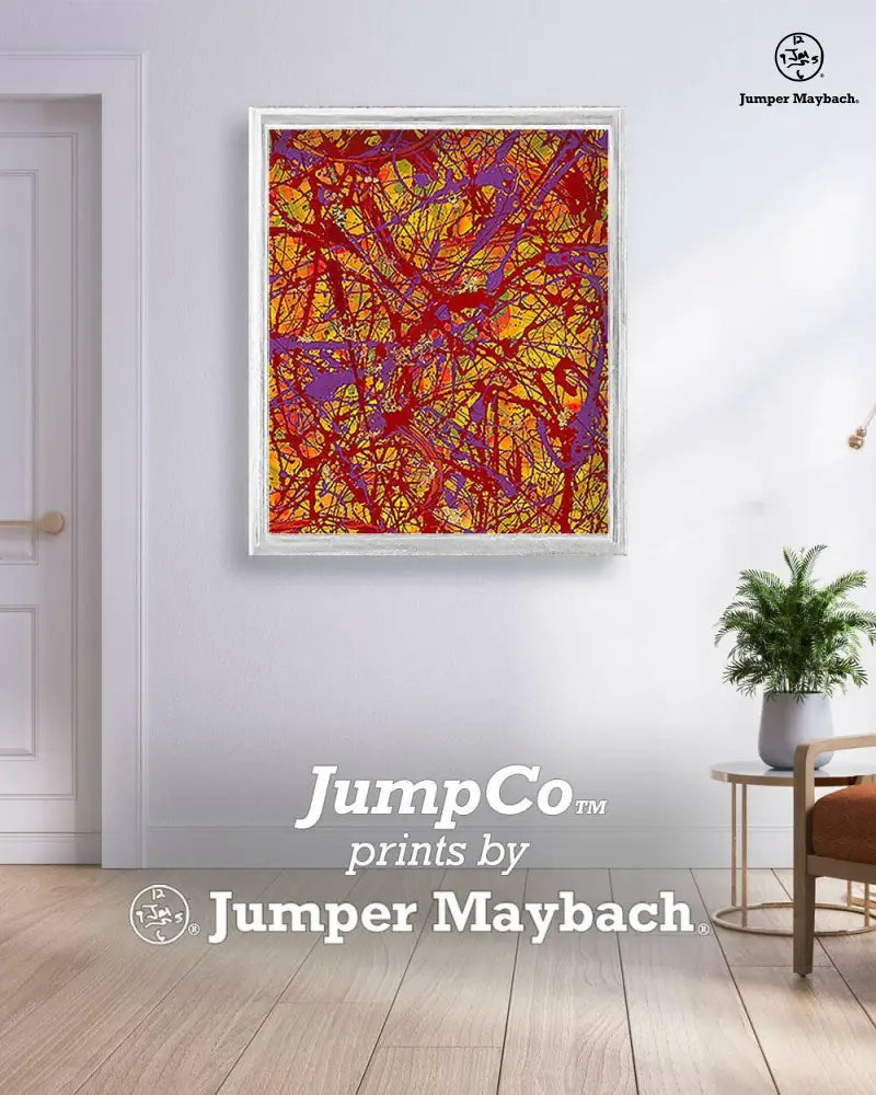 Orange Space (Print on Paper) - Jumper Maybach Prints