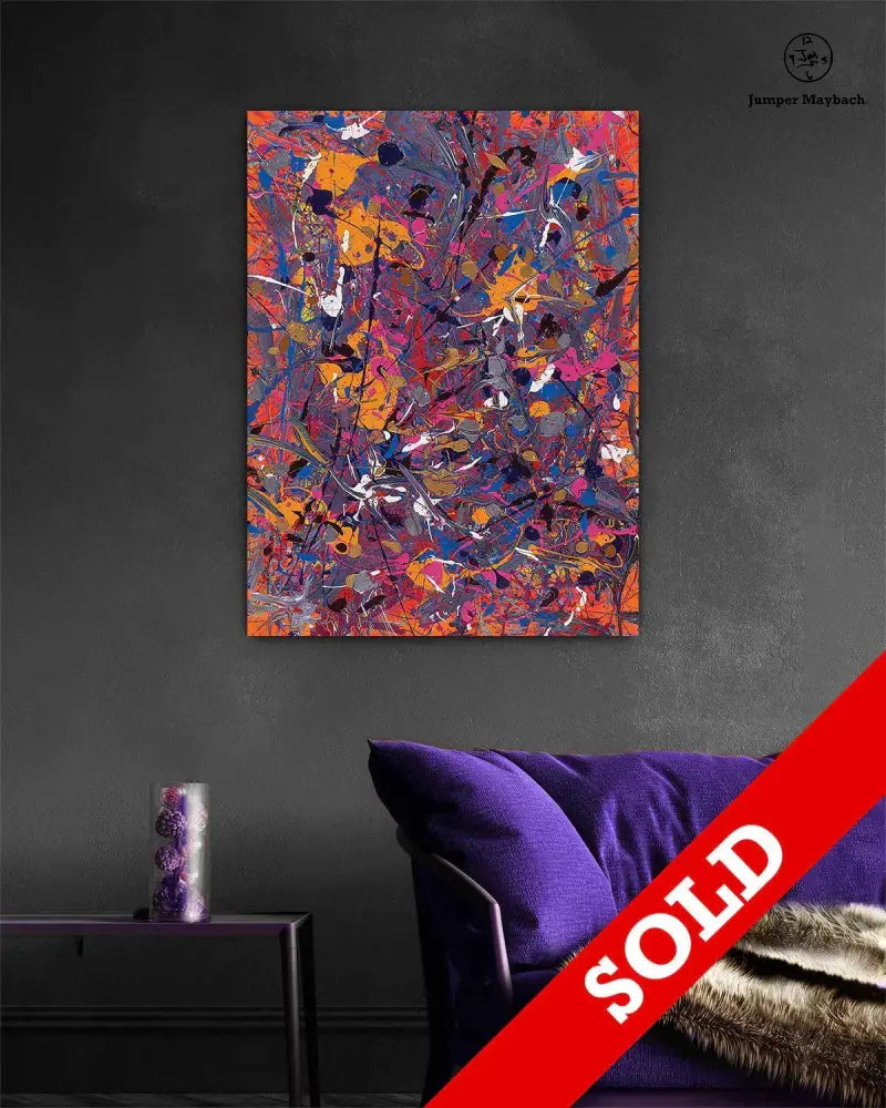Peace to the World - Original Painting SLD - Jumper Maybach Artwork