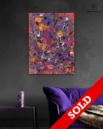 Peace to the World - Original Painting SLD - Jumper Maybach Artwork