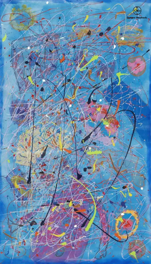 People in the Mist (Embellished-Hand Signed by the Artist) - Jumper Maybach giclee