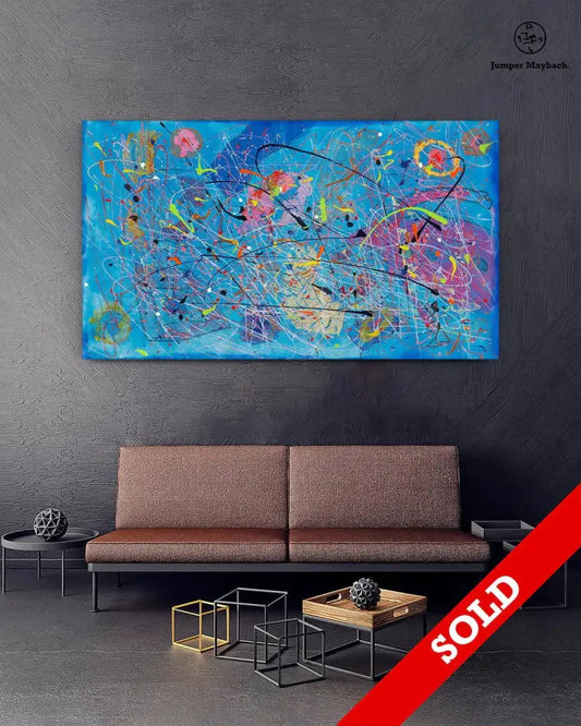 People in the Mist - Original Painting - SOLD - Jumper Maybach Artwork