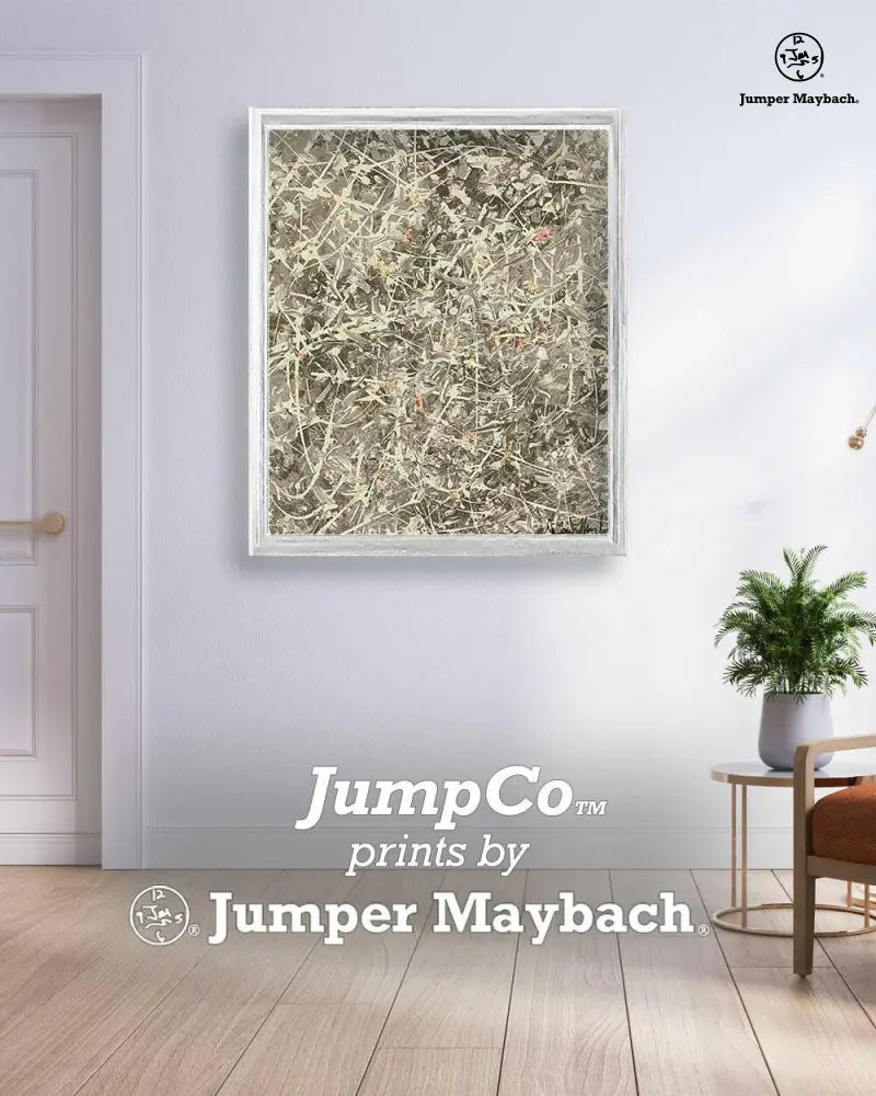 Pluto print on paper by Jumper Maybach, featuring an artistic depiction of Pluto in a white room setting.