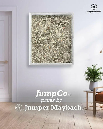 Pluto print on paper by Jumper Maybach, featuring an artistic depiction of Pluto in a white room setting.