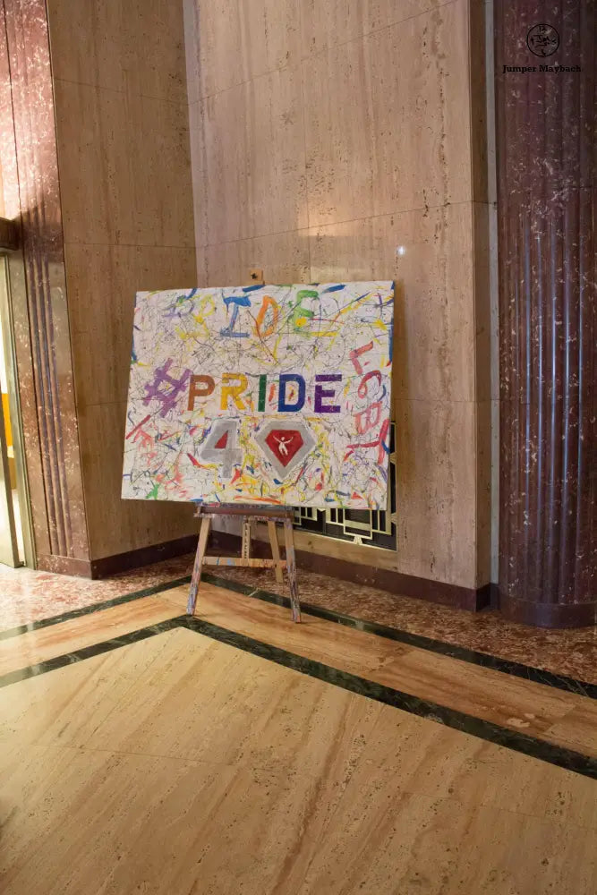 Pride #3 Ruby 40 Anniversary Houston Pride - Original Painting - SOLD - Jumper Maybach Artwork