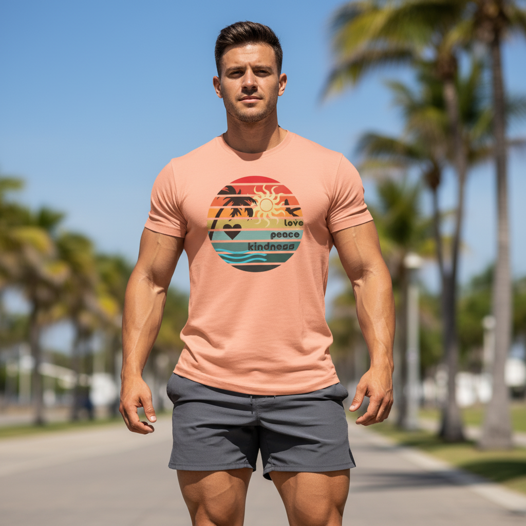 Retro Surfer Style T-Shirt by Jumper Maybach®