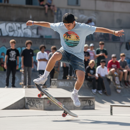 Retro Surfer Style T-Shirt by Jumper Maybach®