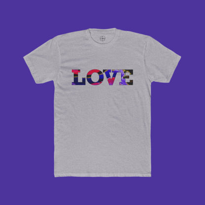 Jumper Maybach®'s Cotton Candy Rose "LOVE" MEN'S Cotton Crew Tee - Jumper Maybach