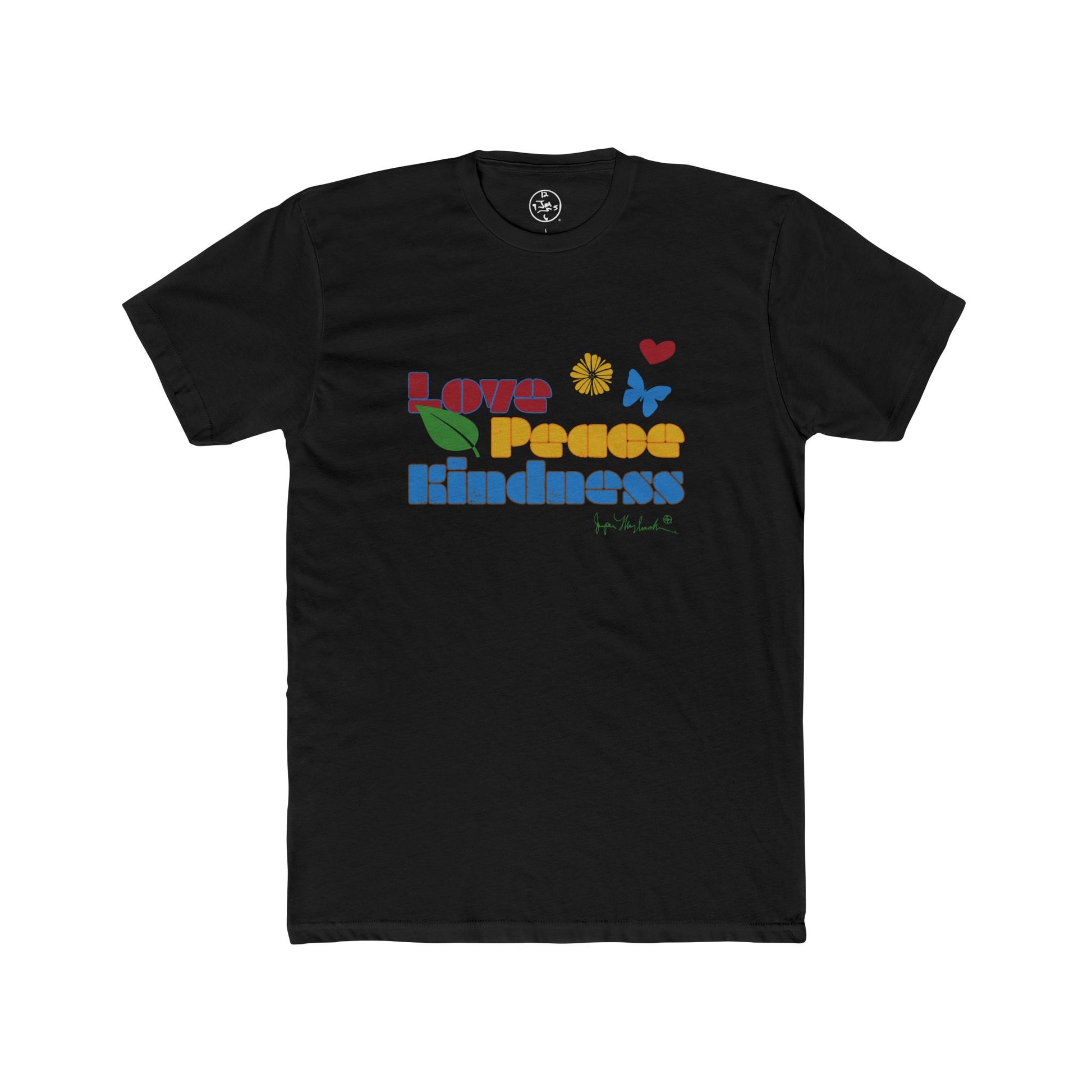 Jumper's Retro Love, Peace, and Kindness Tee - Jumper Maybach