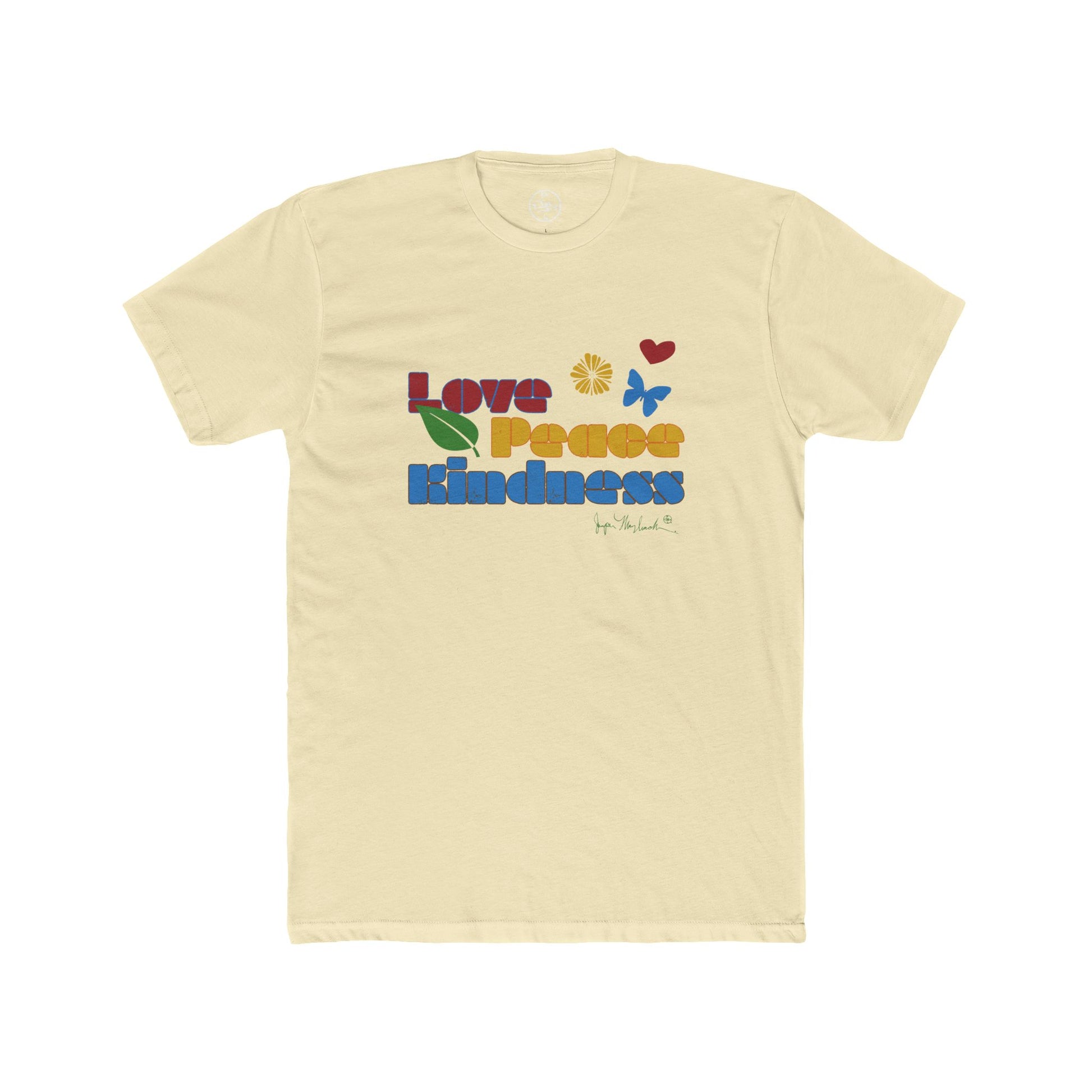 Jumper's Retro Love, Peace, and Kindness Tee - Jumper Maybach