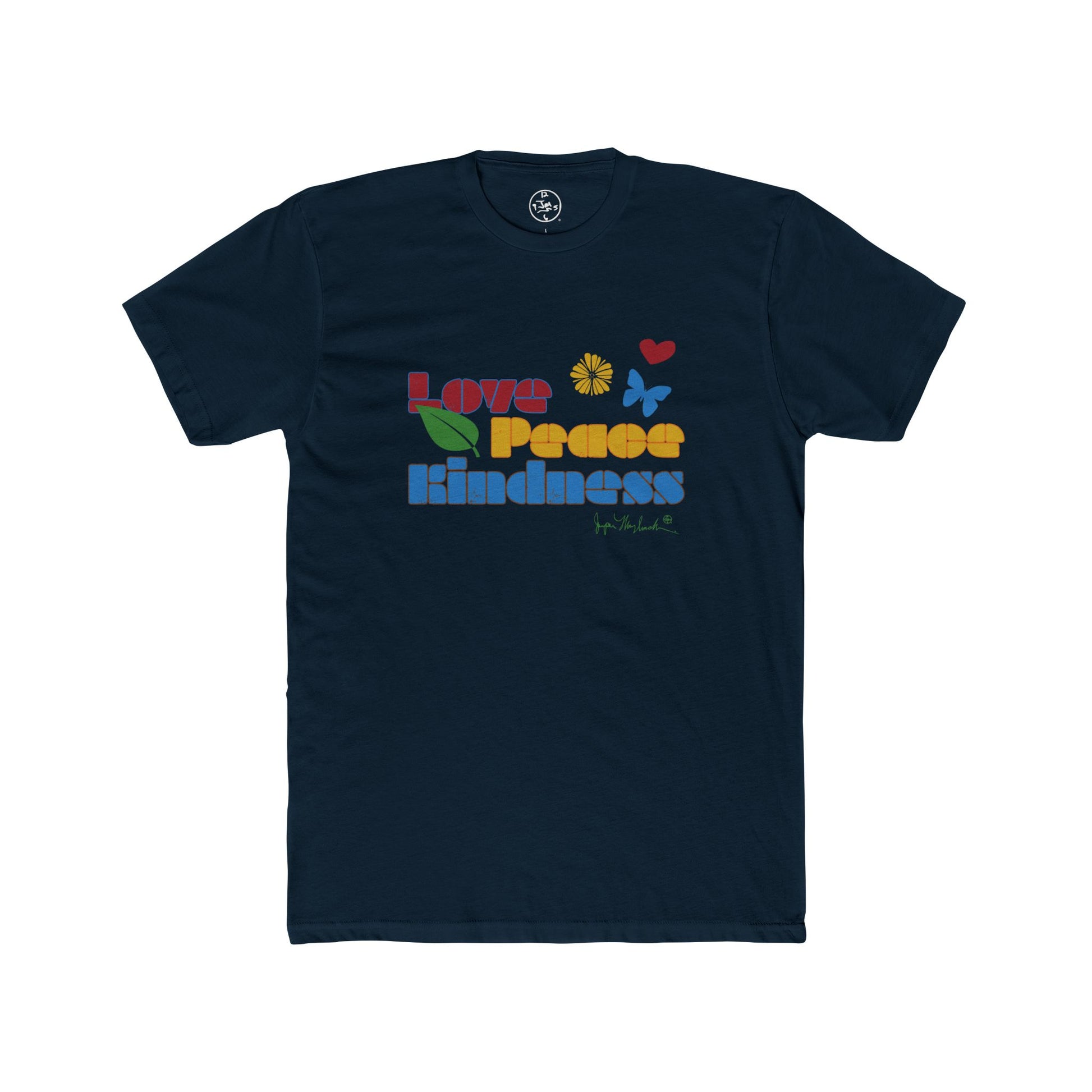 Jumper's Retro Love, Peace, and Kindness Tee - Jumper Maybach