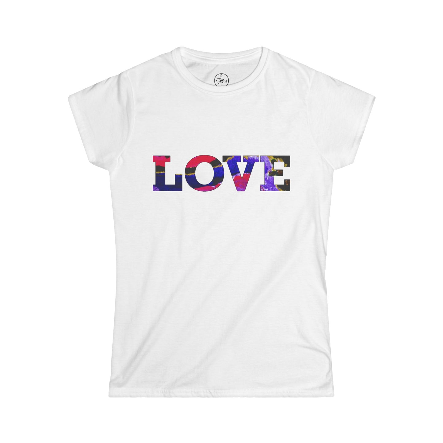 Jumper Maybach®'s Cotton Candy Rose "LOVE" WOMEN'S Softstyle Tee - Jumper Maybach