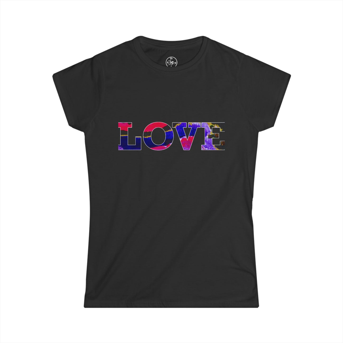 Jumper Maybach®'s Cotton Candy Rose "LOVE" WOMEN'S Softstyle Tee - Jumper Maybach
