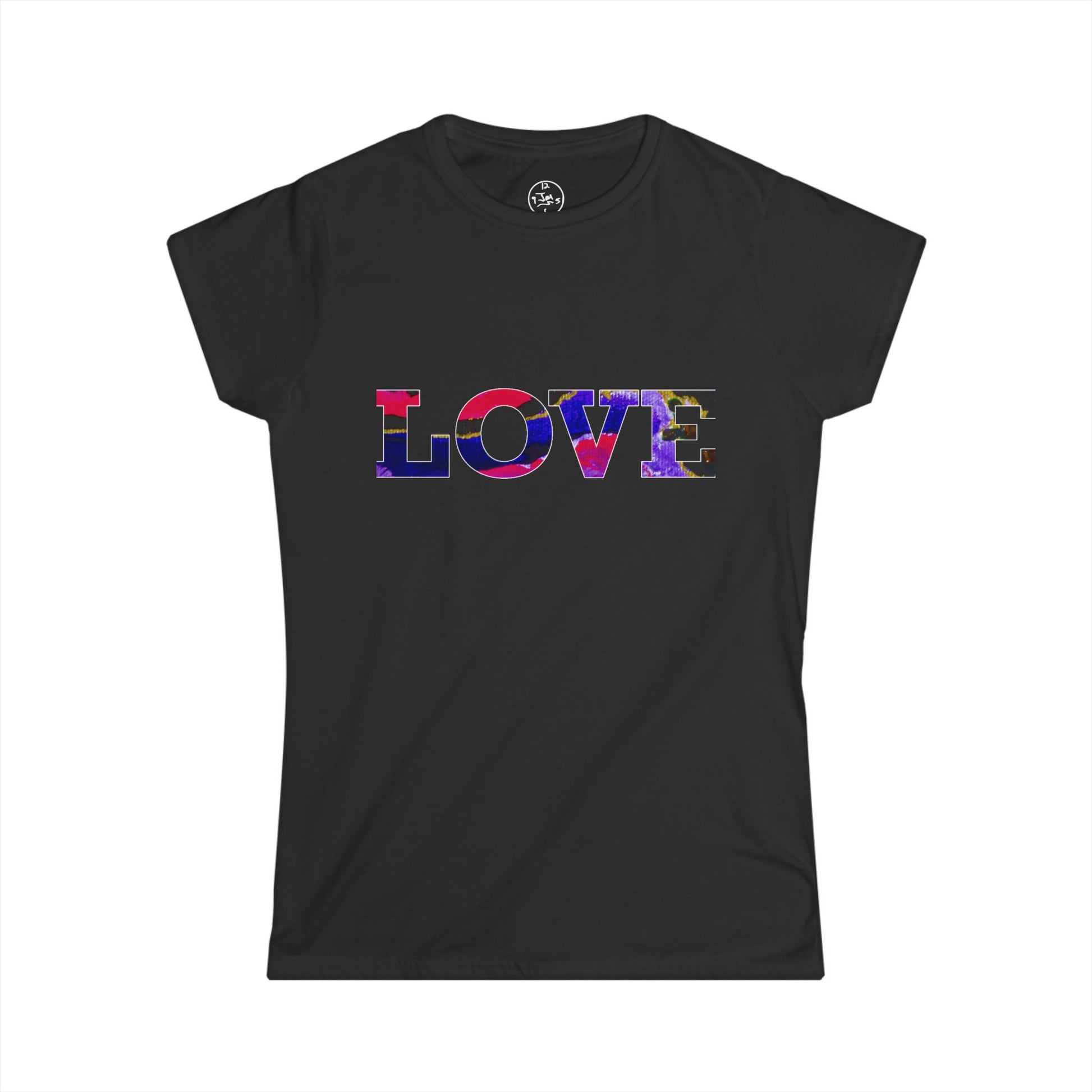 Jumper Maybach®'s Cotton Candy Rose "LOVE" WOMEN'S Softstyle Tee - Jumper Maybach