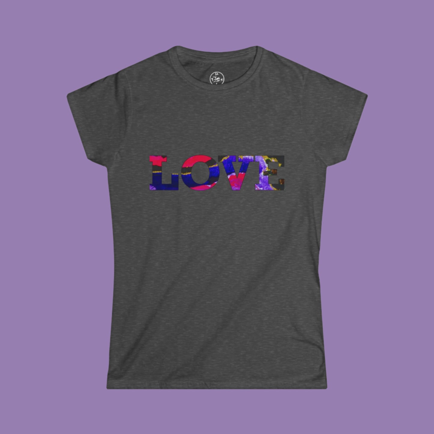 Jumper Maybach®'s Cotton Candy Rose "LOVE" WOMEN'S Softstyle Tee - Jumper Maybach