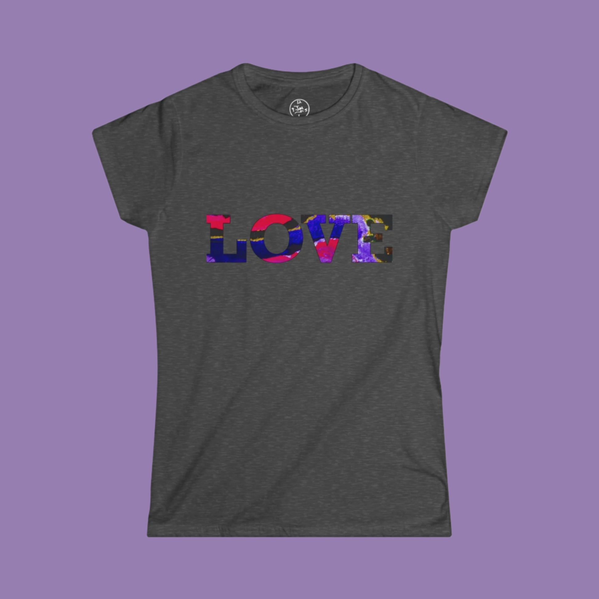 Jumper Maybach®'s Cotton Candy Rose "LOVE" WOMEN'S Softstyle Tee - Jumper Maybach