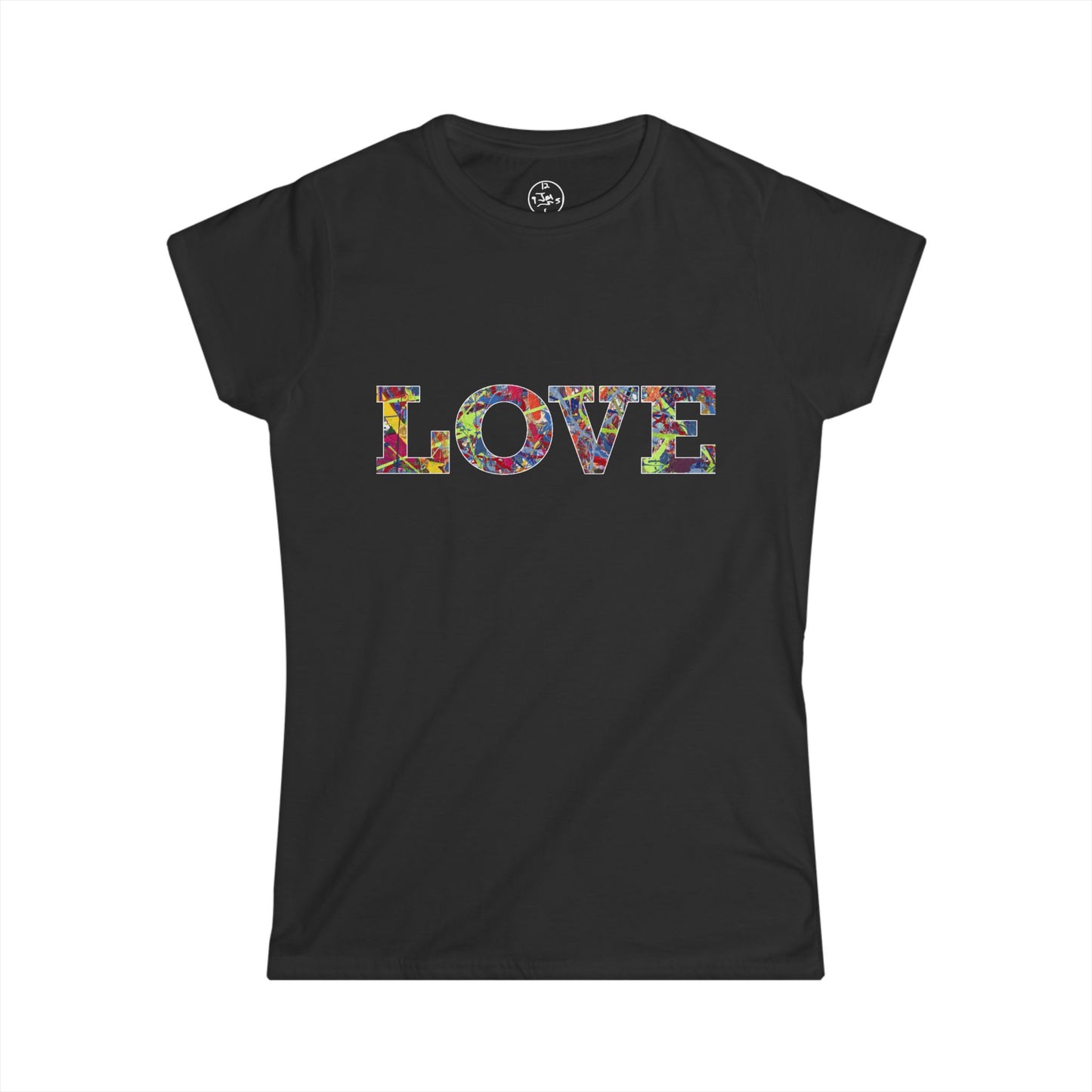 Jumper Maybach's Infinite Candy Quasar "LOVE" WOMEN'S Softstyle Tee - Jumper Maybach