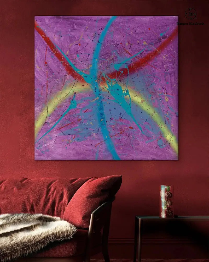 Psychedelic Universe (Print on Canvas) - Jumper Maybach Prints