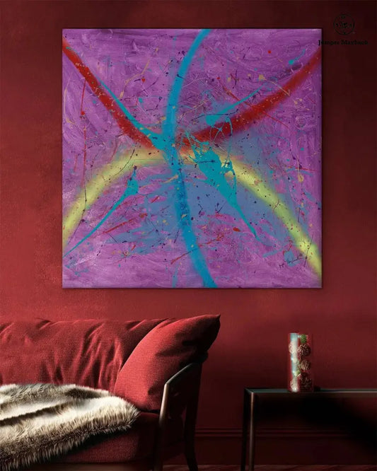 Psychedelic Universe (Print on Canvas) - Jumper Maybach Prints