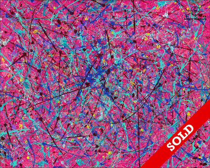 Quantum Neurons - Original Painting - SOLD - Jumper Maybach Artwork