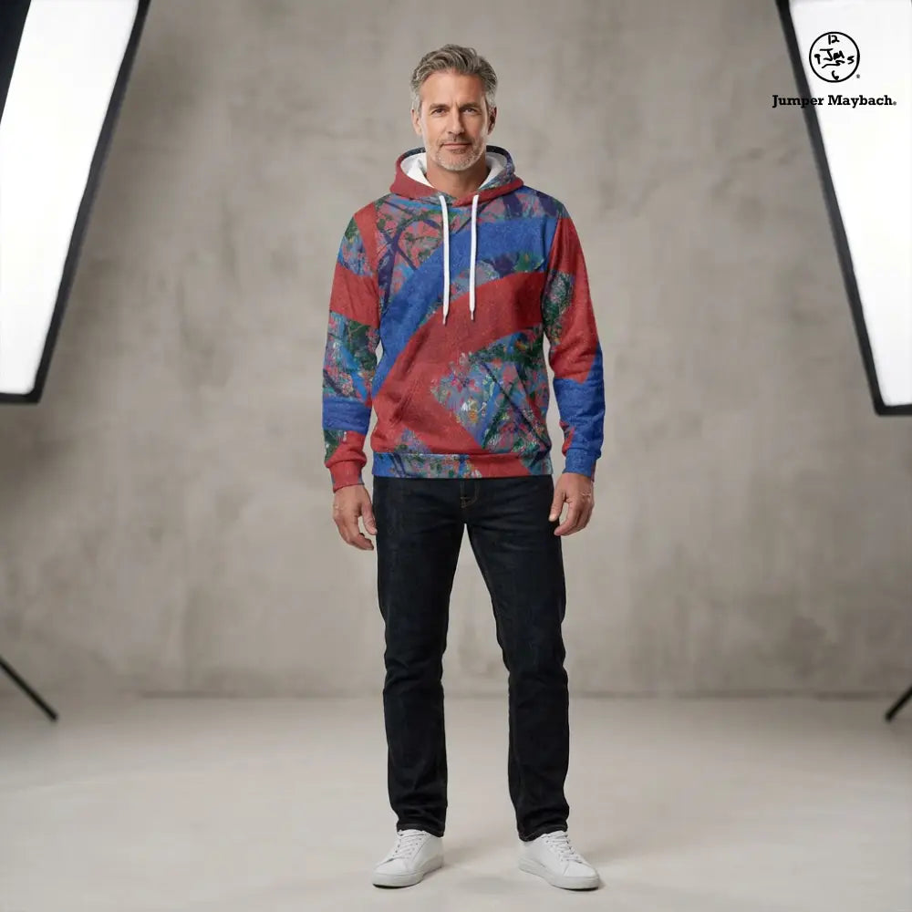 Radiant Inertia - Unisex Pullover Hoodie by Jumper Maybach® - All Over Prints