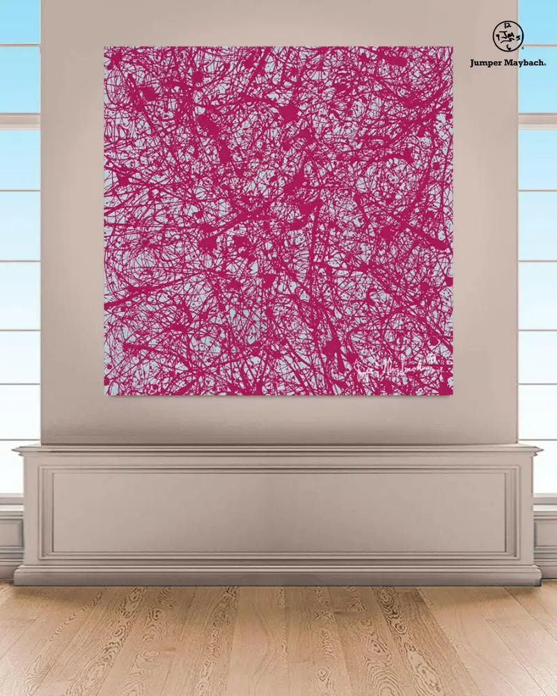 Red Galaxy (Embellished-Hand Signed by the Artist) - Jumper Maybach giclee