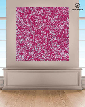 Red Galaxy  (Embellished-Hand Signed by the Artist)