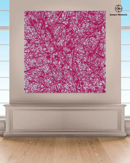 Red Galaxy (Embellished-Hand Signed by the Artist) - Jumper Maybach giclee