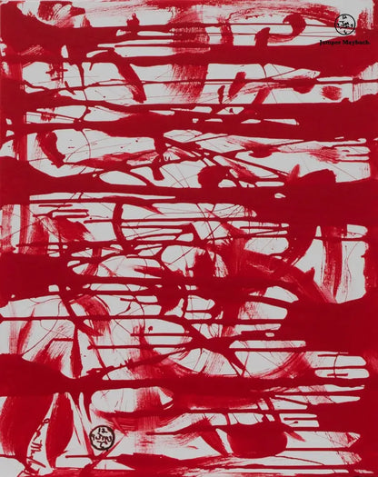Red Matrix - Original Painting - Jumper Maybach Artwork