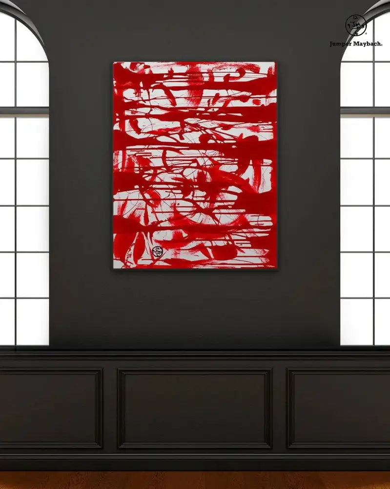Red Matrix - Original Painting - Jumper Maybach Artwork