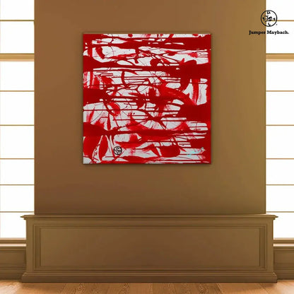 Red Matrix (Print on Canvas) - Jumper Maybach Prints