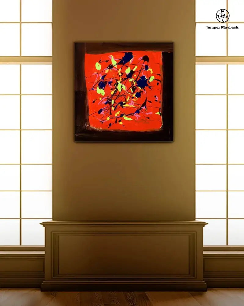 Red Spring (Embellished-Hand Signed by the Artist) - Jumper Maybach giclee