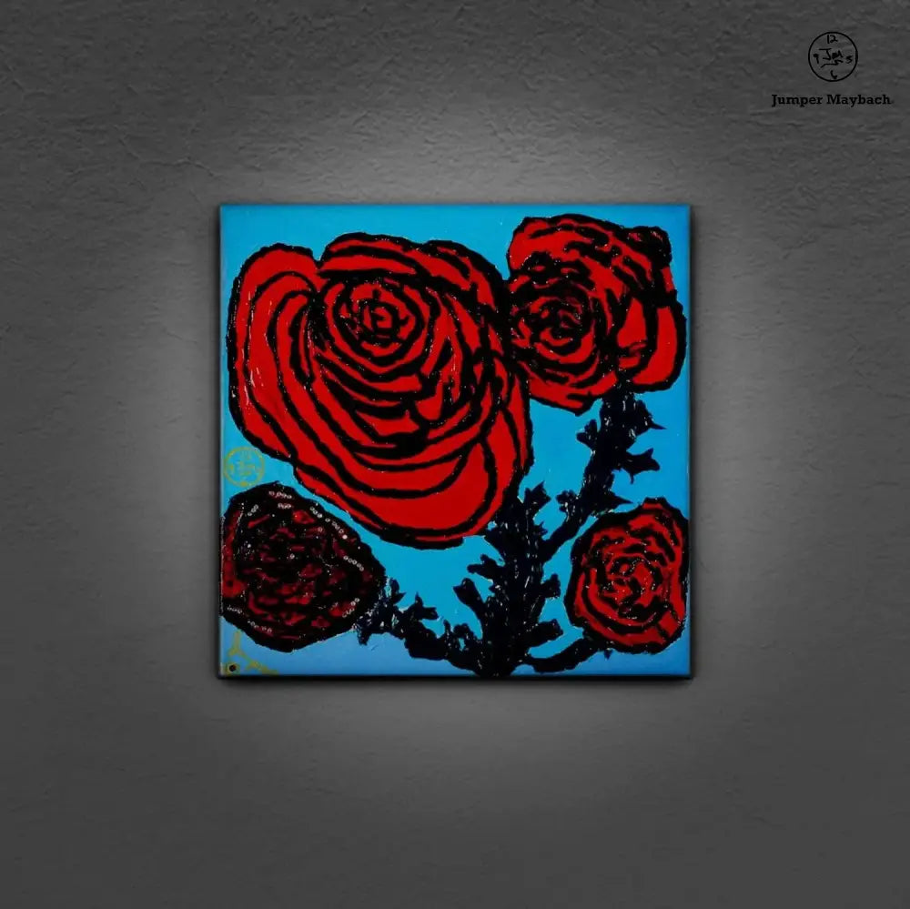 Rose Garden Life - Original Painting - SOLD - Jumper Maybach Artwork