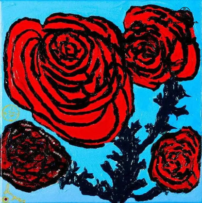 Rose Garden Life - Original Painting - SOLD - Jumper Maybach Artwork
