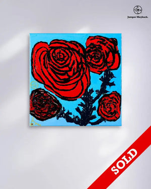 Rose Garden Life - Original Painting - SOLD